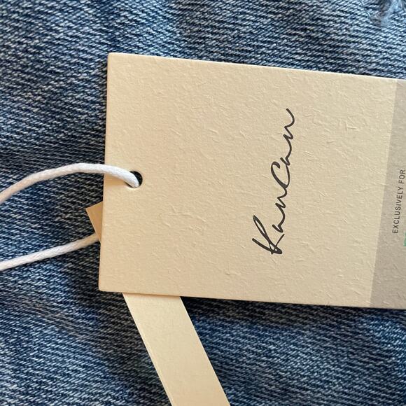 NWT KanCan Nonstretch High Rise Plaid Patch Ripped Boyfriend Jeans - Picture 7 of 11